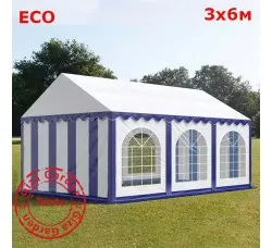Шатер Giza Garden 3x6м сине-белый PRO