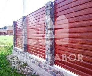 Заборы для дачи из профнастила