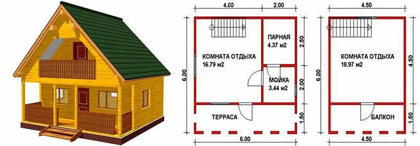 планировка бани 6х6 планировка бани 6х6